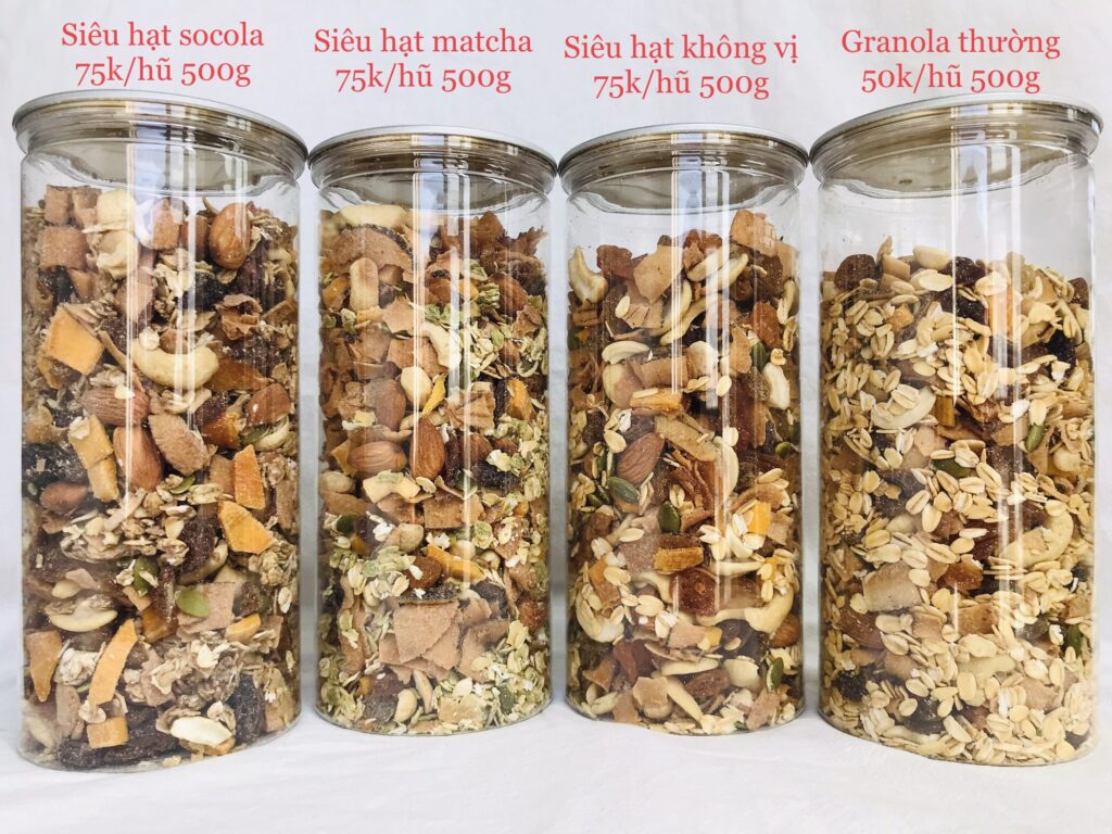 HÌNH ẢNH SẢN PHẨM - XƯỞNG SẢN XUẤT, GIA CÔNG, SỈ HẠT DINH DƯỠNG ĐẠI NGÀN NOBLE NUTS