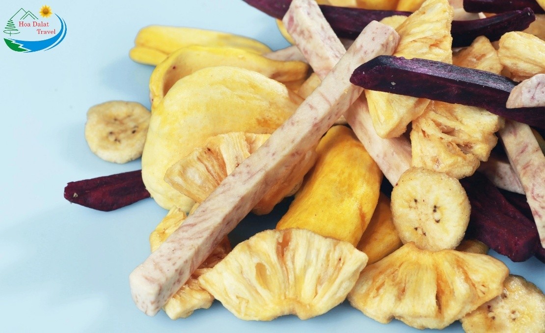 Về trái cây sấy Đà Lạt