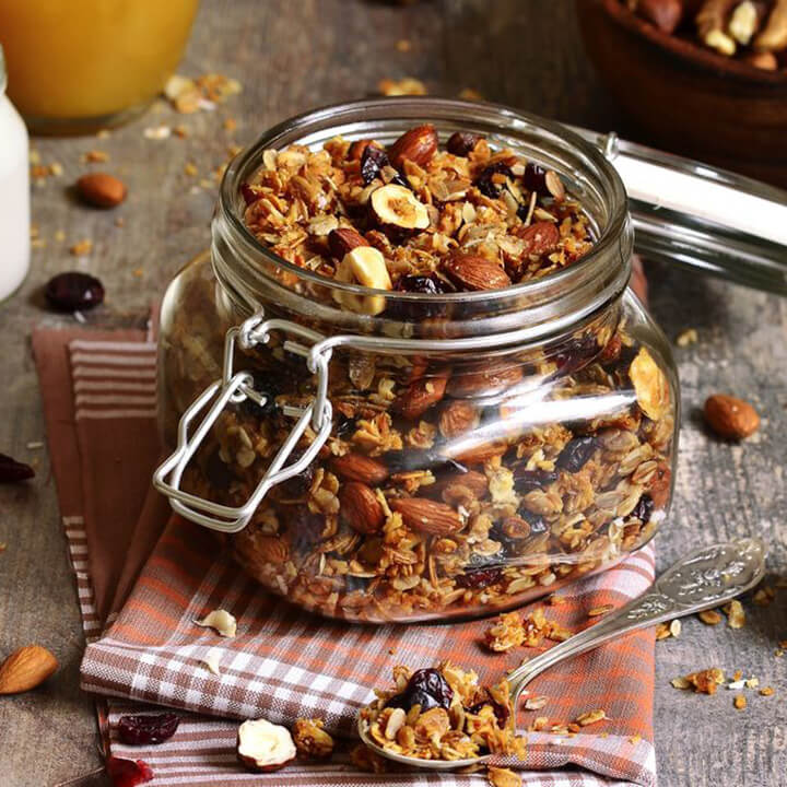 Ngũ Cốc Mix Hạt Granola Hũ 500g - Combo Giá Rẻ | Đặc Sản Vina